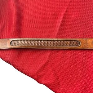 Hand Laced Steel hide Brown Belt Size 38 Mens